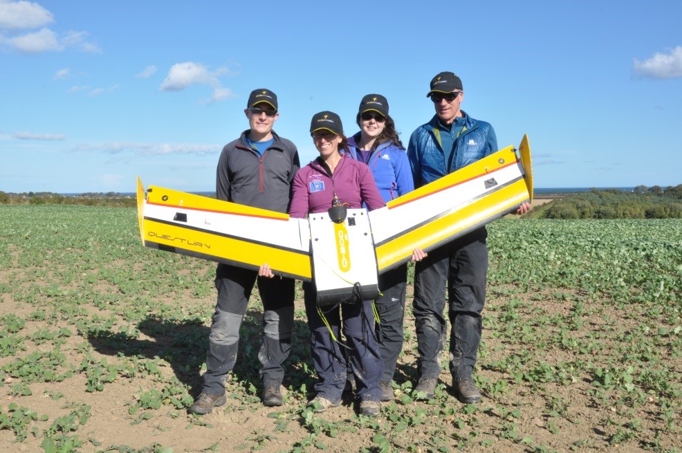 MFTF team with fixed-wing UAV