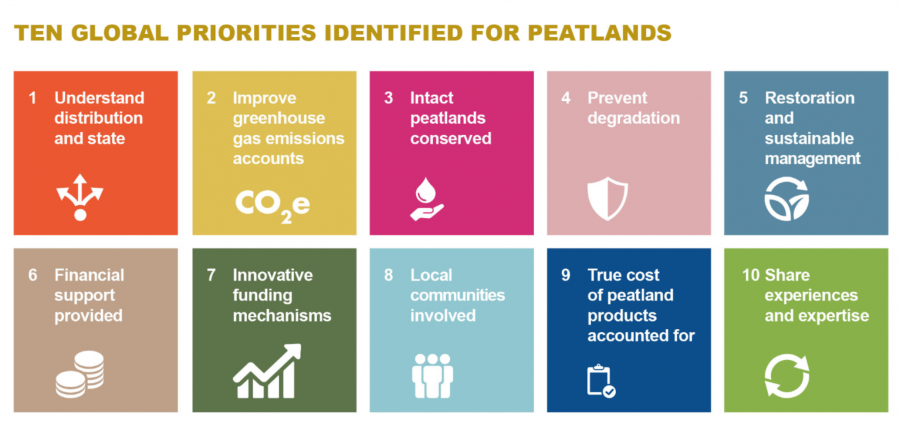 Strategic actions for protecting pealtands