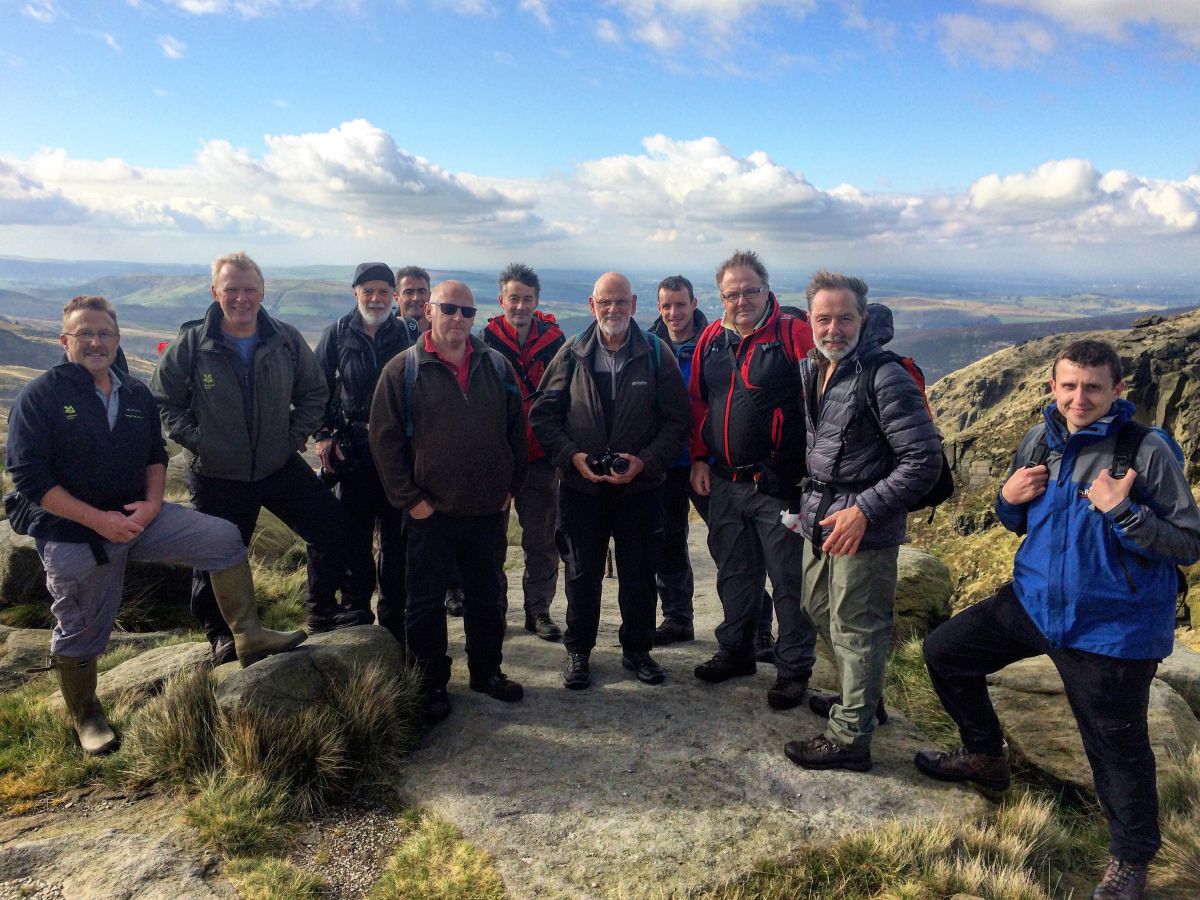 Wardens reunion on Kinder Scout - Credit Tom Harman