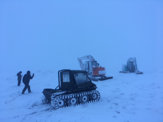Snow on An Lurg