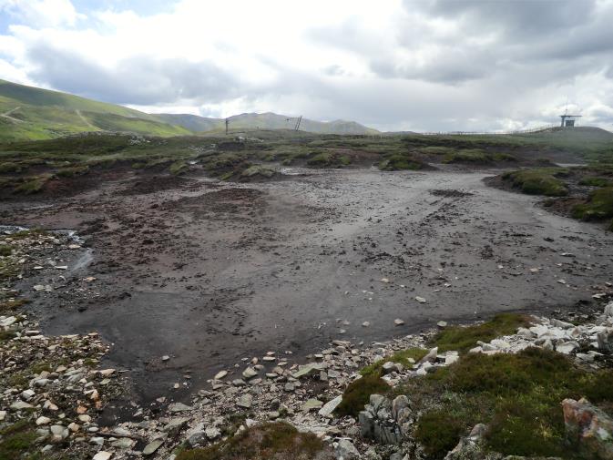 Glenshee bare peat