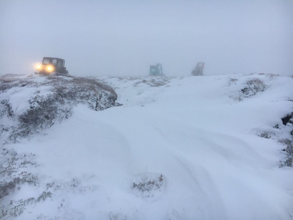Snow on An Lurg
