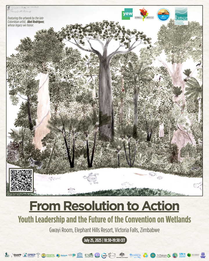 Flyer for Youth Engaged in Wetlands event