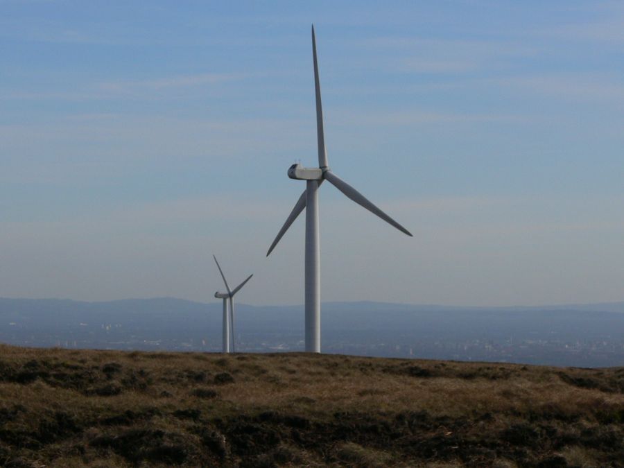 Wind farm on peatland