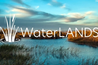 WaterLANDS logo banner