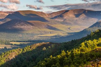 Braeriach, Lairig Ghru and Strathspey