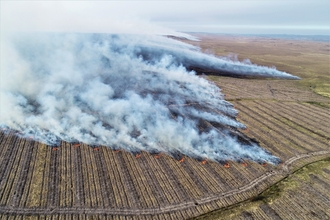 Brash tracks on fire