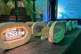 Table with awards for the Global Vision CSA Awards 2024