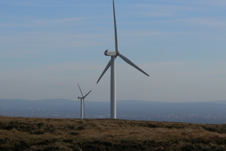 Windfarm on peatland