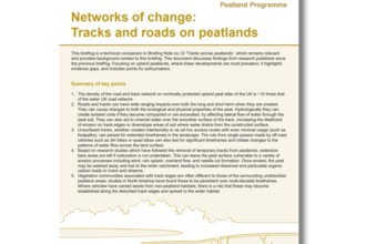Front  cover of Tracks and roads publication