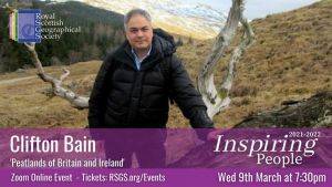 Clifton Bain: The Peatlands of Britain & Ireland event flyer