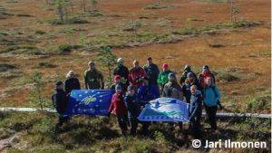 Hyrdology LIFE and PeatLIFE teams on an exchange visit