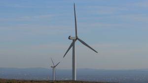 Windfarm on peatland site