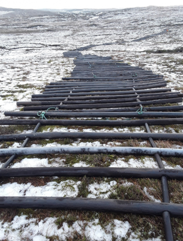 Shetland Peatland Restoration © Sue White: Peatland Action Project Officer, Shetland Amenity Trust.