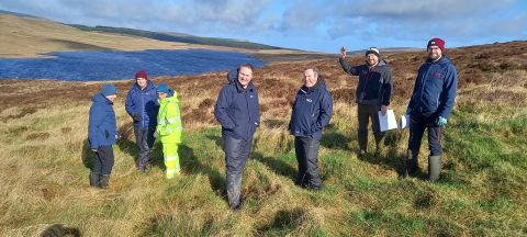 Delivery Partners for the first Peatland Code Site in Northern Ireland at the Garron Plateau. 