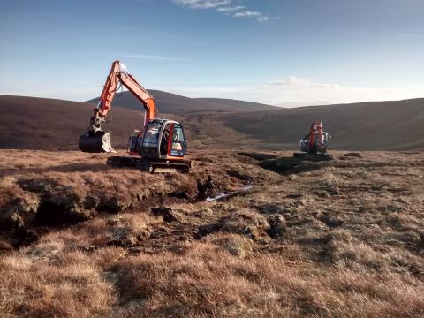 Diggers Reprofiling Gully (C) Stephen Corcoran