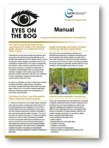 Eyes on the Bog manual