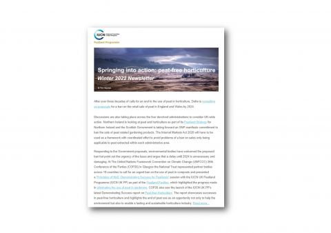 IUCN UK Peatland Programme Newsletter: Winter Edition 2021