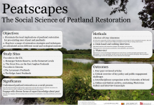 Peatscapes, the social science of peatland restoration - Leverhulme Trust, University of Birmingham and University of Bristol