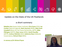 State of UK Peatlands, Rebekka Artz