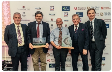 Winners of the SLE's Helping It Happen Awards Enhancing our Environment Award Category.  Sponsored by Bell Ingram