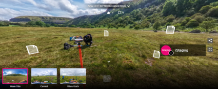 VR image from NEW LIFE for Welsh Raised Bog peatlands