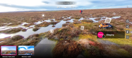 VR image from Plantlife's Munsary Peatlands