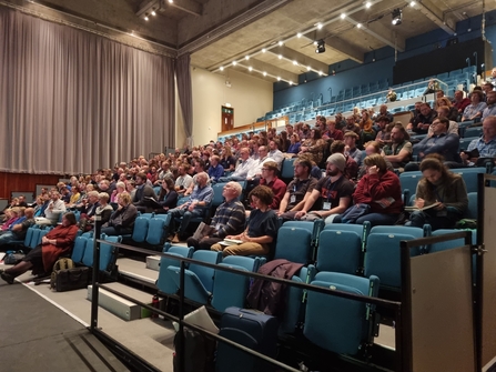 Conference 2022 audience sitting in a lecture theatre