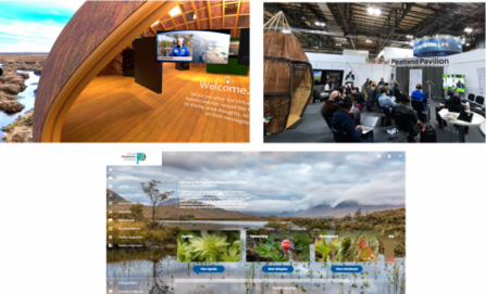 Peatland pavilions - montage - Cop26