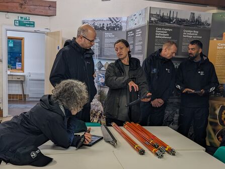 England Peat Map Workshop at Crymlyn Bog